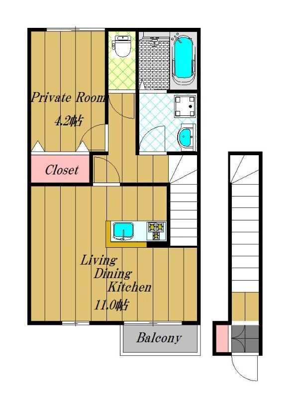 デュラ・カーサ　ラフィネIIの物件間取画像