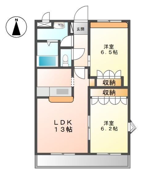 パドマレジデンスの物件間取画像