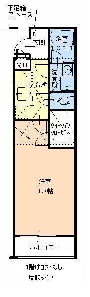 フジパレス初芝駅南II番館の物件間取画像