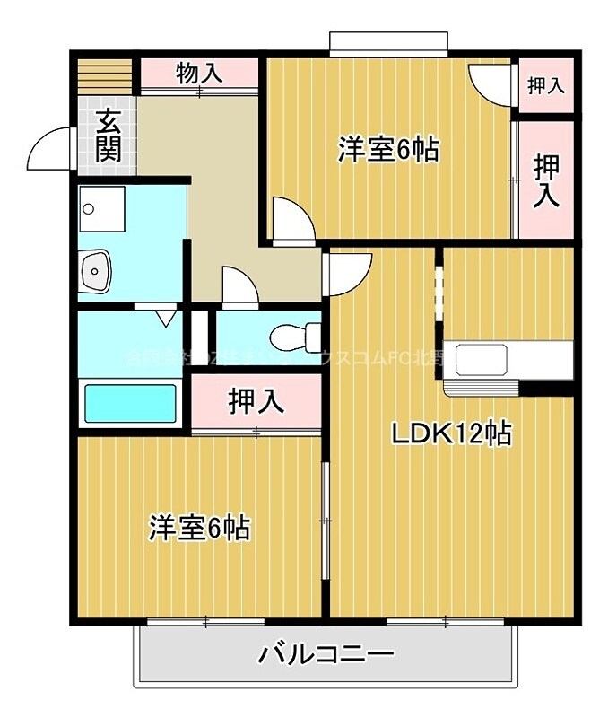 ステージパティオの物件間取画像