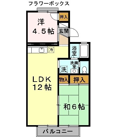 セジュール深井　IIIの物件間取画像