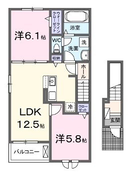 エヌ　プラスの物件間取画像