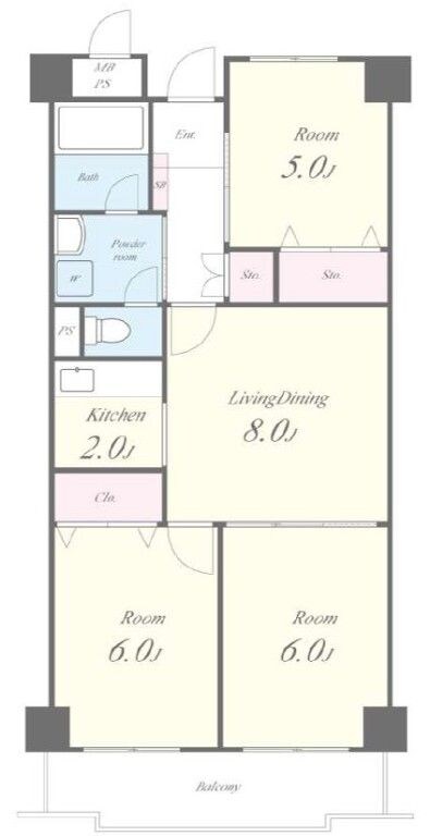 ドルミ・イヌイの物件間取画像