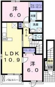 シルクガ－デンの物件間取画像