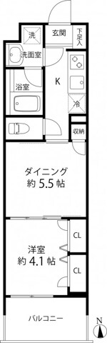 DuoStage白金高輪の物件間取画像