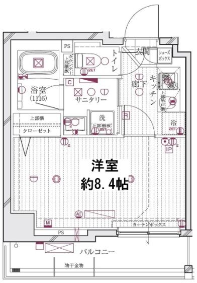 レガリス清澄白河ブロッサムの物件間取画像