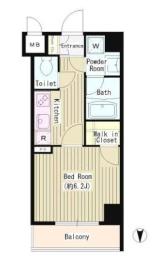 ステューディオ神保町Ⅱの物件間取画像