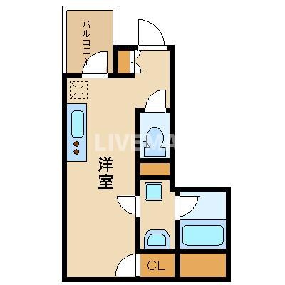 エスコートノヴェル白金高輪の物件間取画像