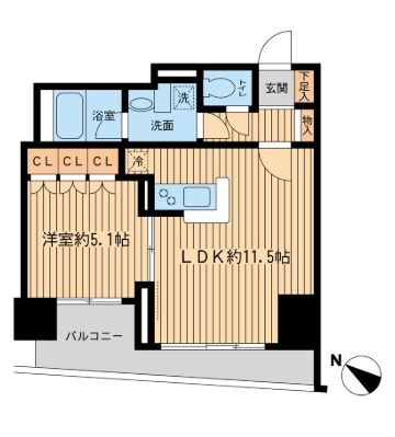 日本橋ファーストレジデンスの物件間取画像