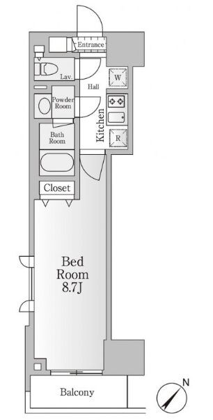 レジディア神田淡路町の物件間取画像