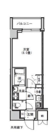 S-RESIDENCE両国avenueの物件間取画像