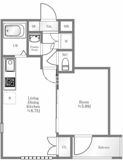 パレ・ホームズ新橋の物件間取画像
