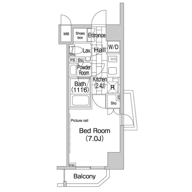 エルスタンザ平河町の物件間取画像