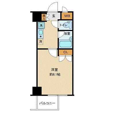 ヴェルトウォーターフロントの物件間取画像
