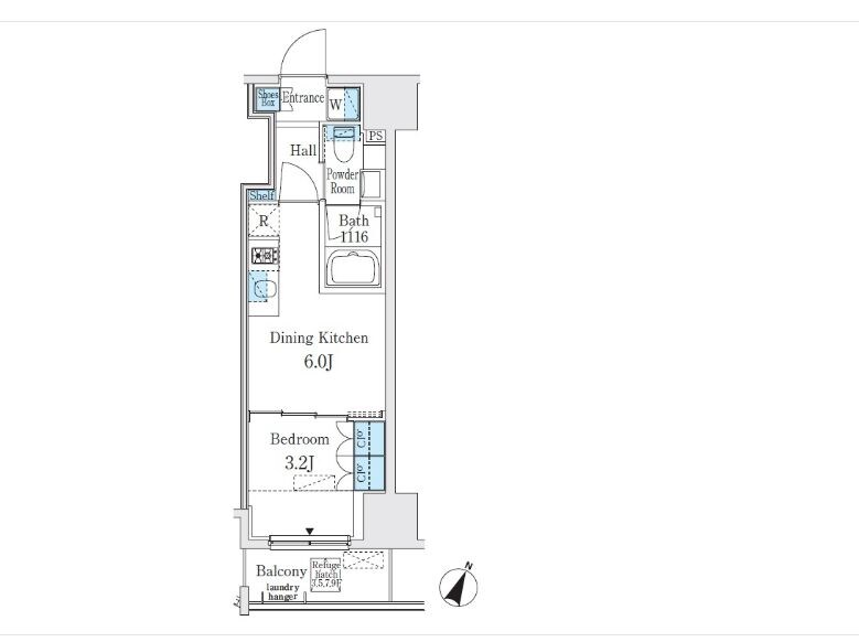 ＧＬＡＣＩＥＲ神保町（グラシアジンボウチョウ）の物件間取画像