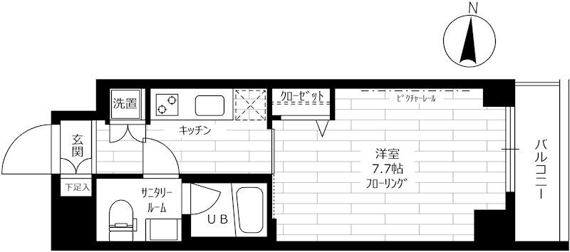 ステージファースト両国南アジールコートの物件間取画像