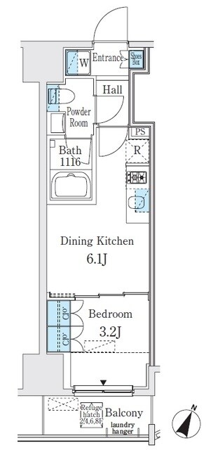 GLACIER神保町の物件間取画像