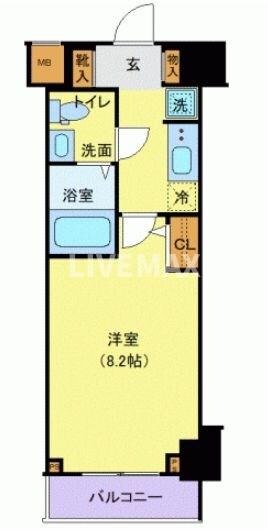 ジェノヴィア白金台グリーンヴェールの物件間取画像