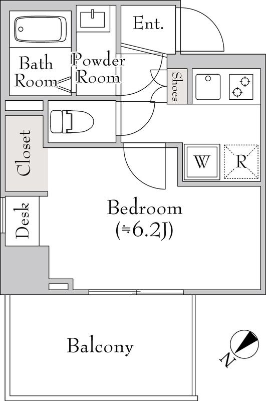 ミリアレジデンス白金台ヒルズの物件間取画像