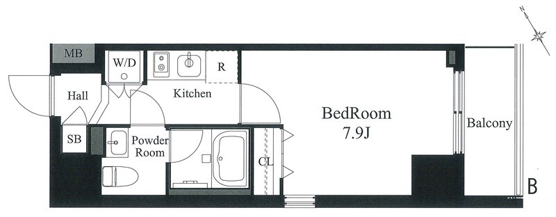 ラティエラ秋葉原の物件間取画像