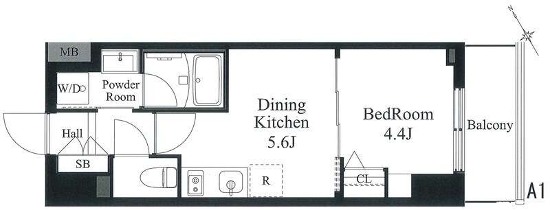 ラティエラ秋葉原の物件間取画像