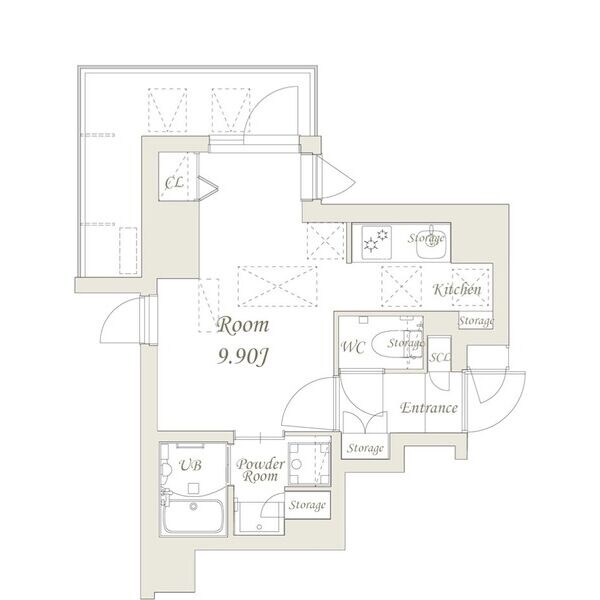 グランカーサ錦糸町の物件間取画像