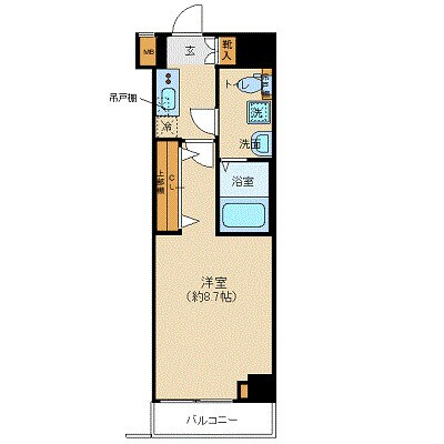 プレール・ドゥーク東陽町Ⅱの物件間取画像