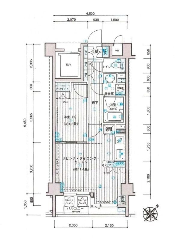 レクシオ向島の物件間取画像