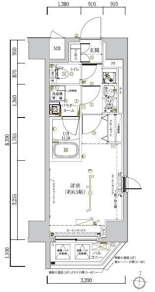 ＬＵＭＥＥＤ大島の物件間取画像