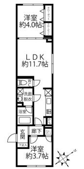 クリオ　ラモード水天宮前の物件間取画像