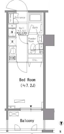 パークアクシス住吉の物件間取画像