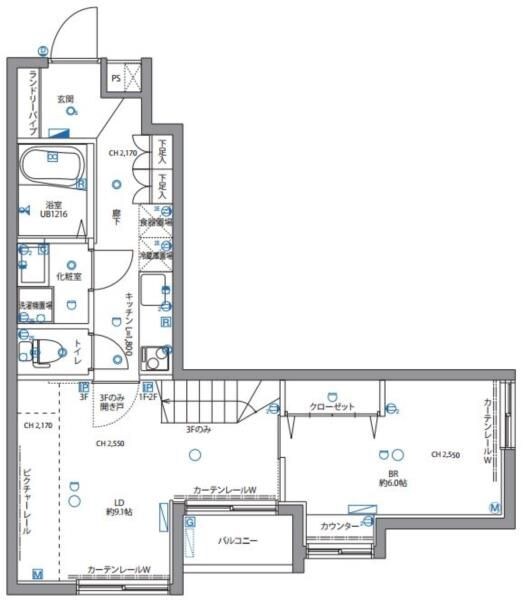 スペリオール白金台の物件間取画像