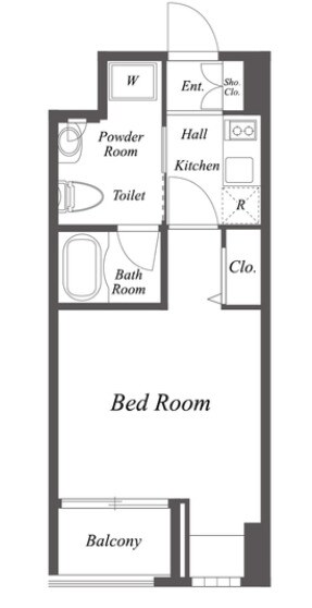 ニューシティアパートメンツ新川Ⅱの物件間取画像