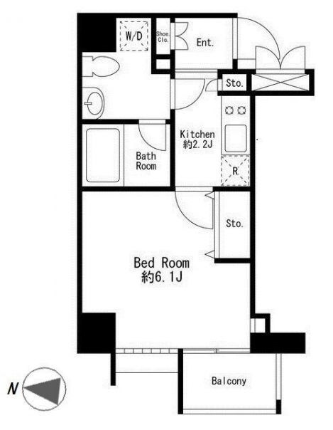 FLEG三田gratoの物件間取画像