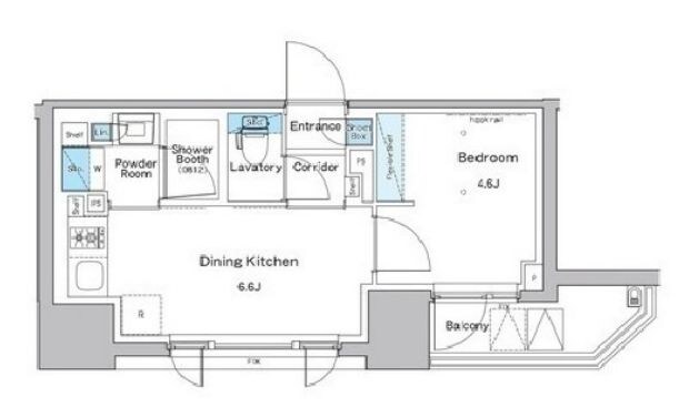 ルフォンプログレ門前仲町プレミアの物件間取画像