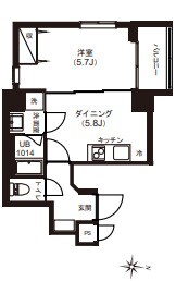 レピュア両国レジデンスの物件間取画像