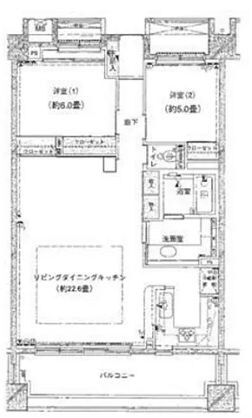 ベイサイドステージ東京の物件間取画像