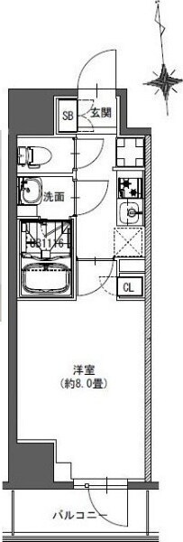 La　Douceur東神田の物件間取画像
