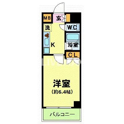 パレステュディオ南麻布の物件間取画像