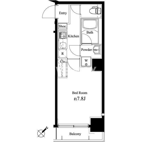 ロメック月島の物件間取画像