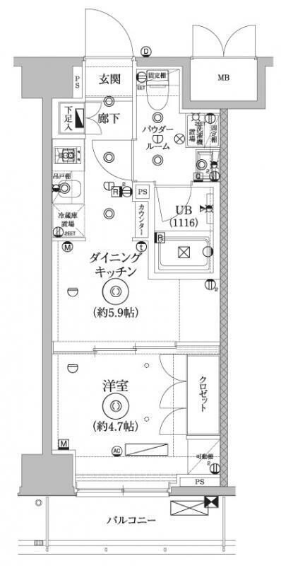 セジョリ墨田EASTⅢの物件間取画像