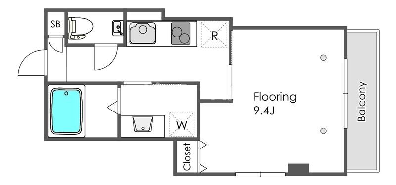 ヴィラ神保町の物件間取画像