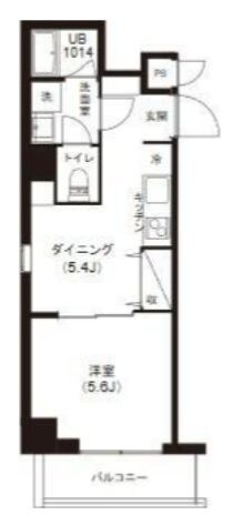 レピュア両国レジデンスの物件間取画像