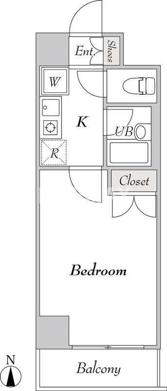 BluRock秋葉原の物件間取画像