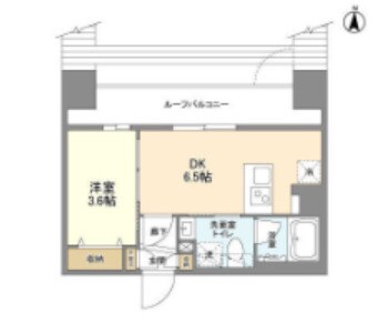 ウェルスクエア錦糸町ＳＯＵＴＨの物件間取画像