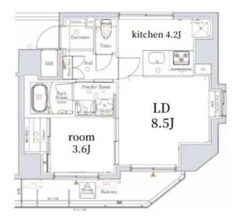 Log本所吾妻橋の物件間取画像