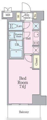 リビオメゾン南砂町の物件間取画像