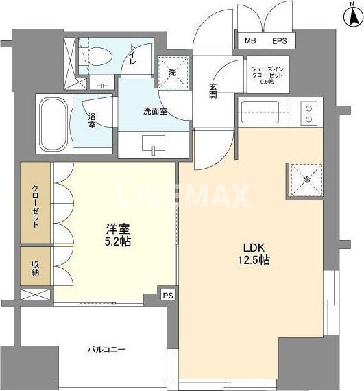 ＬａＳａｎｔｅ麻布十番の物件間取画像