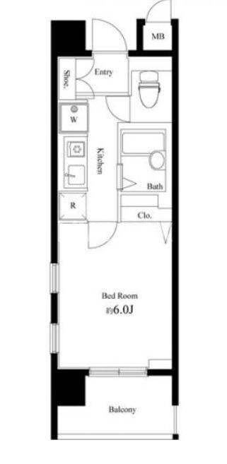 ダイナフォート日本橋の物件間取画像