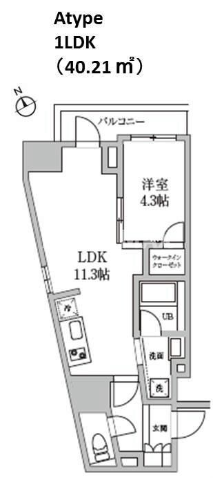 レジディア日本橋馬喰町Ⅱの物件間取画像